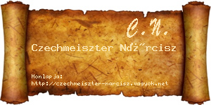 Czechmeiszter Nárcisz névjegykártya